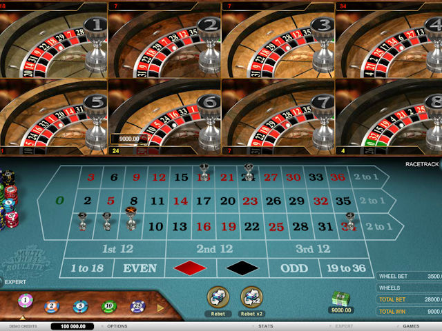 Multi wheel roulette, Inne gry ruletkowe z niekonwecjonalnymi kombinacjami